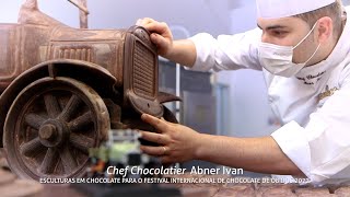 Esculturas em Chocolate 2022 • Festival Internacional de Chocolate de Óbidos [upl. by Dnomad955]