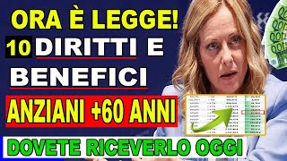 PIÙ DI 60 ANNI AVETE DIRITTO A QUESTI 11 VANTAGGI Bonus per i pensionati [upl. by Eleda706]