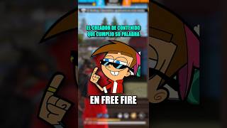 El creador de contenido que cumplió su palabra en Free Fire [upl. by Niras714]