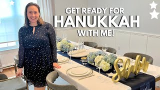 GET READY amp DECORATE FOR HANUKKAH WITH ME Jewish Family Holiday Vlogs 2023 [upl. by Wiggins511]