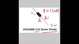 1n5348b zener diode ytshorts electroniccomponent [upl. by Ahseym646]