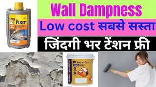 Wall waterproofing  how to Repair damp wall  wall treatment  DAMP wall treatment [upl. by Eytteb]