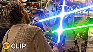 ObiWan vs General Grievous  quotHello Therequot  Star Wars Revenge of the Sith 2005 Movie Clip HD 4K [upl. by Yerocal731]