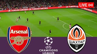 Arsenal vs Shakhtar Donetsk LIVE UEFA Champions League 2425 Full Match  Simulation Video Games [upl. by Ishmul]