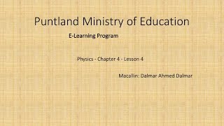 Physics  Chapter 4  Lesson 4 [upl. by Ahseital420]