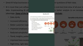 Benefits of Business IntelligenceData Analytics [upl. by Blanche183]