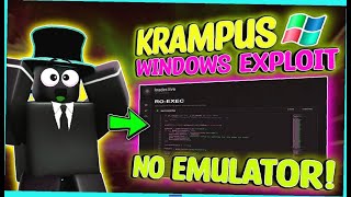 Krampus Roblox Exploit Tutorial  No Emulator RoExec [upl. by Urbas330]