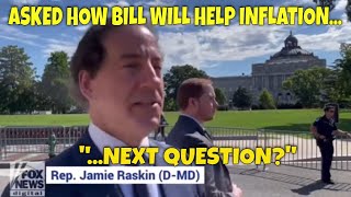 Democrat pulls a Sgt Schultz when asked about Inflation Reduction Act “Next question” [upl. by Hserus]