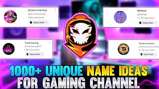 Best Name For Gaming YouTube Channel In 2023 Search me No1 Par Aayega [upl. by Oludoet]