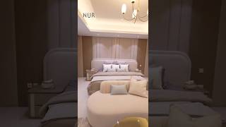 Luxury Resort Inspired Master Bedroom Interior amp Furniture Design by Nur Furniture Design in Dubai [upl. by Natsirk887]