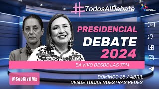 2° Debate Presidencial 2024  con Xóchitl Gálvez [upl. by Ennaxxor]