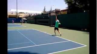 Best Kick Serve on Womens Tour  Sam Stosur  Slow Mo and Regular Speed [upl. by Keraj]