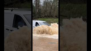 Too Fast Again…😂🤦🏻‍♂️ Hydrolocked Oops BrokenDown mercedesvito FloodedRoad Crazy waves [upl. by Foushee]