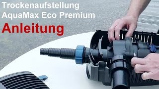 OASE AquaMax Eco Premium  Videoanleitung  Umbau zur Trockenaufstellung der Teichfilterpumpe [upl. by Ysabel]