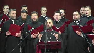 Concertul de colinde al Grupului psaltic „Tronos” al Catedralei Patriarhale la Ateneul Pop Focșani [upl. by Ahtoelc208]