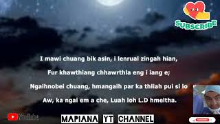 CFL LALHMINGTHANGA LD HMELTHA KARAOKE With LYRICS [upl. by Clute]