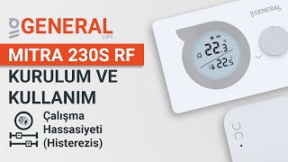 GENERAL MITRA 230S RF Kablosuz Oda Termostatı [upl. by Sadye]