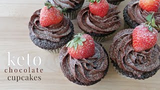 Keto Chocolate Cupcakes [upl. by Anatollo]