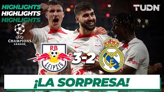 Highlights  RB Leipzig 32 Real Madrid  UEFA Champions League 2223J5  TUDN [upl. by Winzler]