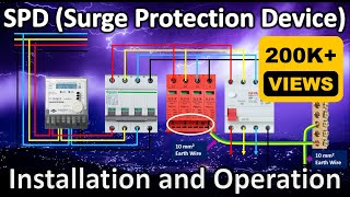 Surge Protection Device  Surge Arrester  SPD working principle  Overvoltage Protection Device [upl. by Yrailih]