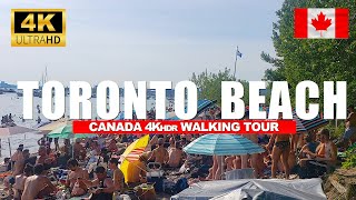 Toronto Beach Canada 🇨🇦 Kew Beach 2024 4K UHD HDR 60 fps Saturday Walking Tour [upl. by Einiffit82]