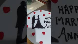 Anniversary Special Cake Designer Cake Theme based cake 100 percent Eggless and Pure cake [upl. by Tamar308]