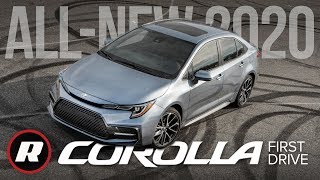 2020 Corolla First Drive Toyotas No1 sedan gets better in almost every way  Review [upl. by Nosahc]