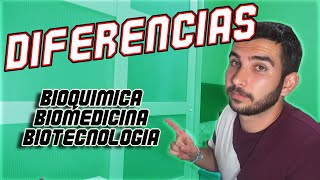 BIOQUÍMICA BIOMEDICINA y BIOTEC Diferencias CLAVE 🔥 [upl. by Lynna510]