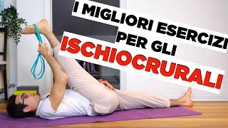 Migliori esercizi di stretching per i muscoli ISCHIOCRURALI [upl. by Ppik]