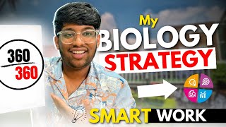 Secret Biology Strategy that helped me score 350360 marks🚀 Smart work  NEET 2024 [upl. by Nashom145]