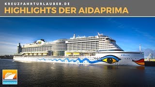 Die Highlights von AIDAprima im Rundgang AIDAperla [upl. by Aerdnad]