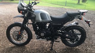 Royal Enfield Himalayan Pannier Rack Installation [upl. by Rawlinson]