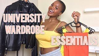 UNIVERSITY WARDROBE ESSENTIALS  EVERYTHING YOU NEED  SOUTH AFRICAN YOUTUBER [upl. by Undine]