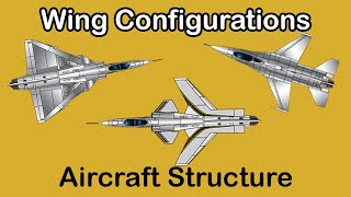 Wing Configurations  Aircraft Structures  Airframe [upl. by Adonis]