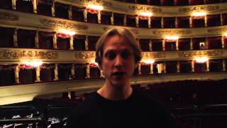 Il lago dei cigni  Intervista a  Interview with David Hallberg Teatro alla Scala [upl. by Shellie]