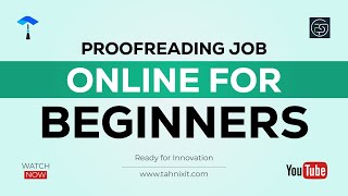 Proofreading Jobs Online For Beginners  প্রুফরিডিং জব করে অনলাইনে টাকা আয় করুন [upl. by Norabal]