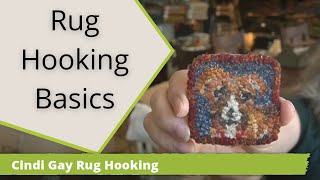 Beginner Rug Hooking Basics Part 1 What you need [upl. by Gnirol530]