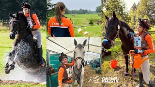 Internationaal eventing Arville  Laatste EK observatiewedstrijd  ✰vlog 306✰  Kristy Snepvangers [upl. by Arlinda]