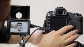 Cineroid EVF4L Review with Canon 5D MK II  wwwBudgetFilmmakercouk [upl. by Legyn]