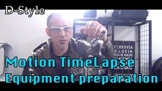 【Studio DROOM】Motion Time Lapse  Equipment preparation [upl. by Airdnala720]