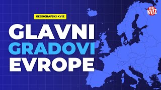 GLAVNI GRADOVI EVROPE  Možeš li pogoditi 30 evropskih glavnih gradova u ovom KVIZU [upl. by Decato12]