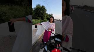 IGNORE PRANK WITH MY GIRLFRIEND cutegirl viral trending ytshorts couple breakup motovlog [upl. by Cuda643]