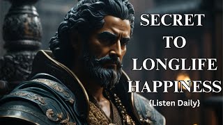 10 Stoic Secret For Lifelong Happiness Unlocking True Happiness [upl. by Bremen]