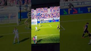 PES 2024 FC BARCELONA LaLiga mistake goal [upl. by Simsar]