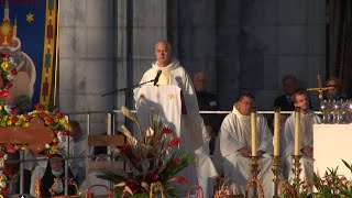 Homélie de la messe denvoi du Pèlerinage du Rosaire  5 octobre 2024 [upl. by Aicel]