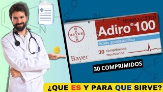 ADIRO 100💊¿Qué es y para que sirve ¿REDUCE EL COÁGULOS SANGUÍNEO  ¡Descubre todos los detalles [upl. by Anauqahs786]