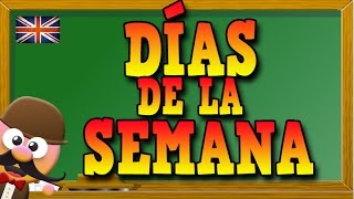 DÍAS DE LA SEMANA EN INGLÉS  APRENDE INGLÉS CON MR PEA  ENGLISH FOR KIDS [upl. by Leahplar935]