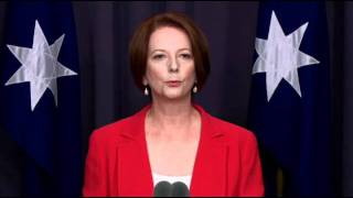 Julia Gillard Press Conference [upl. by Wat]