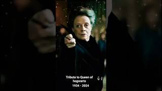 professor mcgonagall dame maggie Tribute Death professormcgonagall harrypotteredit damemaggie [upl. by Nnep]