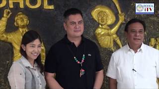 PCOO Secretary Martin Andanar pays Bohol Provincial Capitol a visit [upl. by Ansev823]